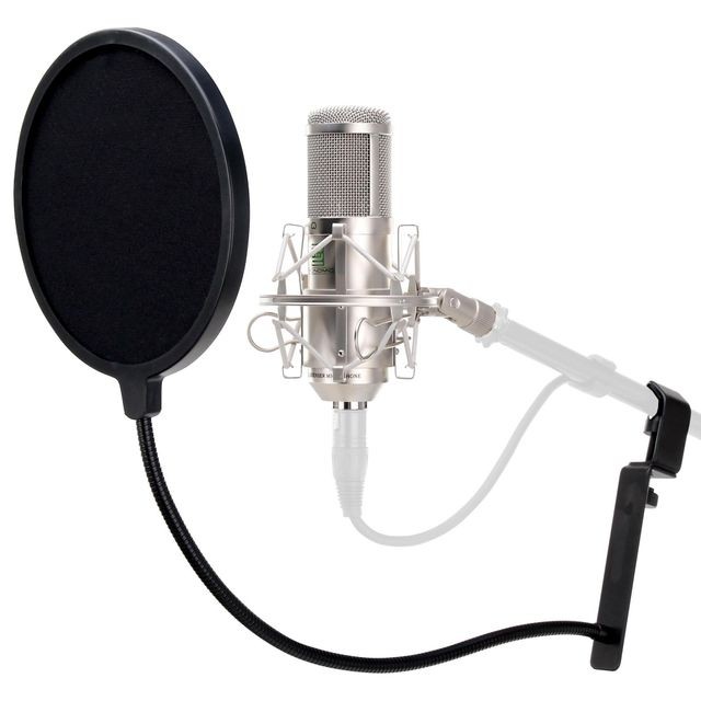 Pronomic - Pronomic CM-11 Studio. Micro à grosse membrane et filtre anti-plosives - Microphones