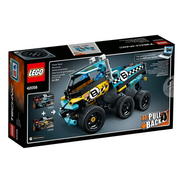 Lego LEGO® Technic - La moto du cascadeur - 42058