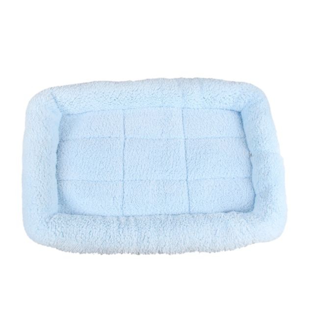 marque generique - Super doux lavable pet chat chien coussin dentelle mat pad chaud l bleu marque generique  - Chats