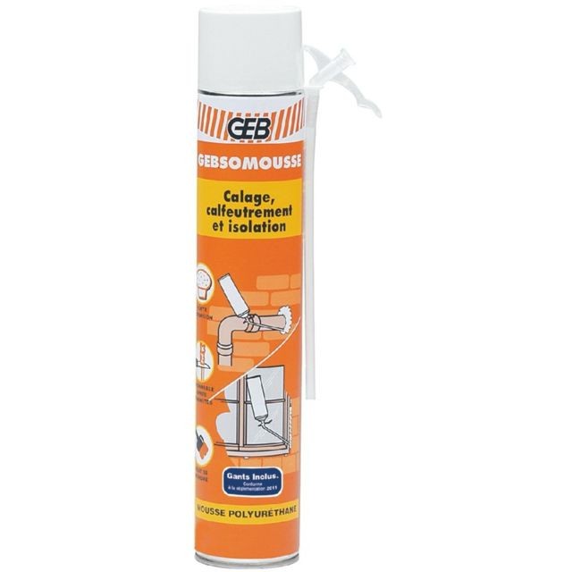 Mastic, silicone, joint Quelyd QUELYD - Gebsomousse d'isolation 750 ml