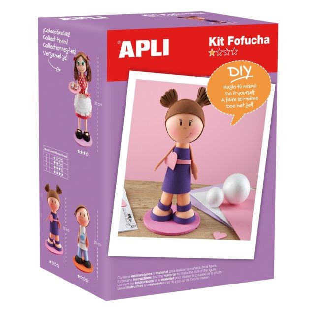 Apli Agipa - Kit mousse thermoformable Poupée Fofuchas Fille - Apli Agipa Apli Agipa - Jeux pour fille - 4 ans Jeux & Jouets