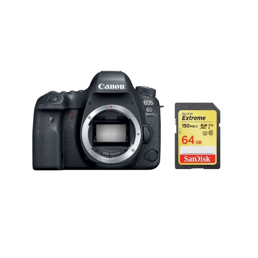 Canon CANON EOS 6D II Body + 64GB SD card