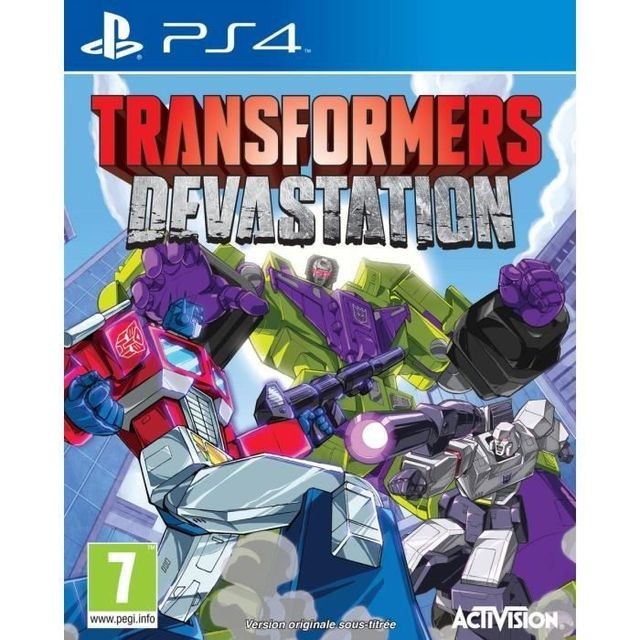 Activision - Transformers : Devastation Jeu PS4 - PS2