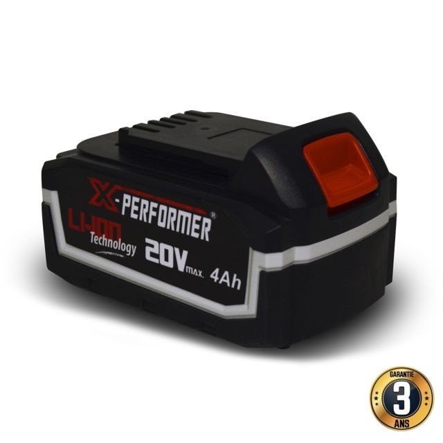 Xperformer - Batterie CONCEPT 20V Lithium 4 Ah compatible pour la gamme d'outils X-PERFORMER - Tondeuses électriques