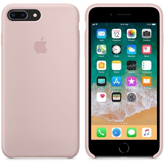 Apple iPhone 8 Plus/7 Plus Silicone Case - Rose des sables