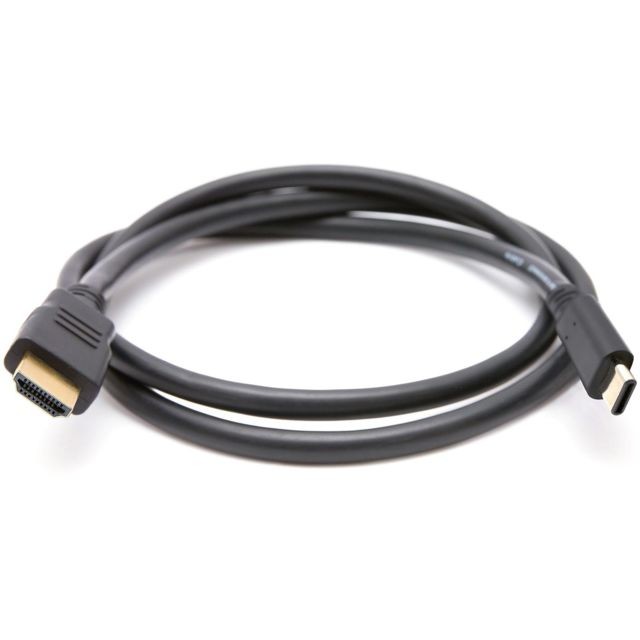 Convertisseur Audio et Vidéo  CABLING® Adaptateur USB-C vers HDMI, 1080p USB 3.1 type C (USB-C & Thunderbolt 3 Port Compatible) vers HDMI Supporte UHD 4 K HDTV adaptateur câble de 1.8 m pour nouveau MacBook Google Chromebook Pixel