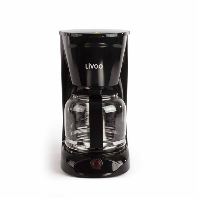 Livoo - Cafetière électrique noire 15 tasses - DOD166N - Expresso - Cafetière Cafetière filtre