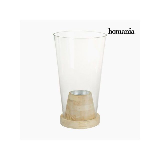 Vases Homania Vase Verre Bois - Collection Pure Crystal Deco by Homania