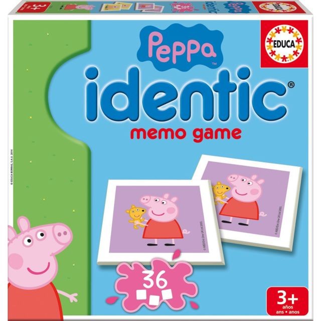 Educa - Mémo : Peppa Pig Educa  - Jeux éducatifs