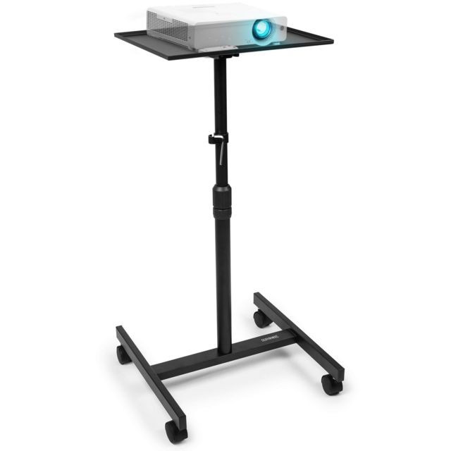 Duronic - Duronic WPS20 Chariot / Table / Présentoir pour ordinateur portable / vidéoprojecteur à roulettes - Ajustable en hauteur - Sangle de sécurité - Idéal pour présentations - Supports de plafond vidéoprojecteur
