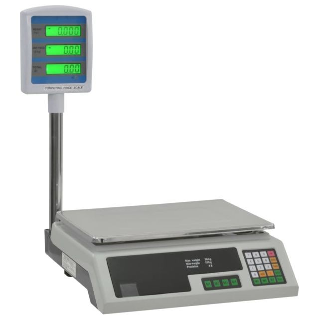 Vidaxl - vidaXL Balance électronique avec LCD pour colis 30 kg - Balance connectée