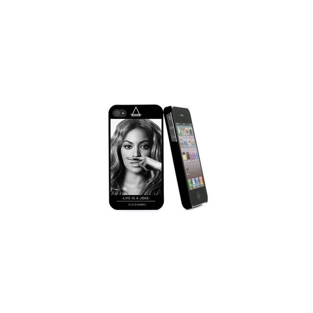 Coque, étui smartphone Eleven Paris Eleven Paris coque Beyonce noir toucher gomme pour iPhone 4/4S