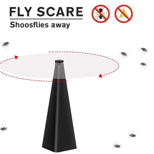 Generic Fly Repellent Fan Food Protector Fly Destroyer Éloignez les mouches des insectes du ventilateur de table anti-parasitaire alimenta