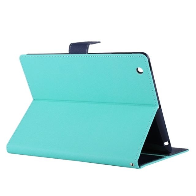 Wewoo - Smart Cover vert menthe pour iPad 4/3/2 Housse en cuir avec support et fentespour cartes porte-monnaie Wewoo  - Coque, étui smartphone