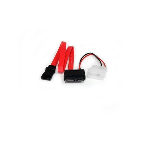 Startech - Câble adaptateur 50 cm Slimline SATA vers SATA avec alimentation LP4 - Adaptateur ide sata