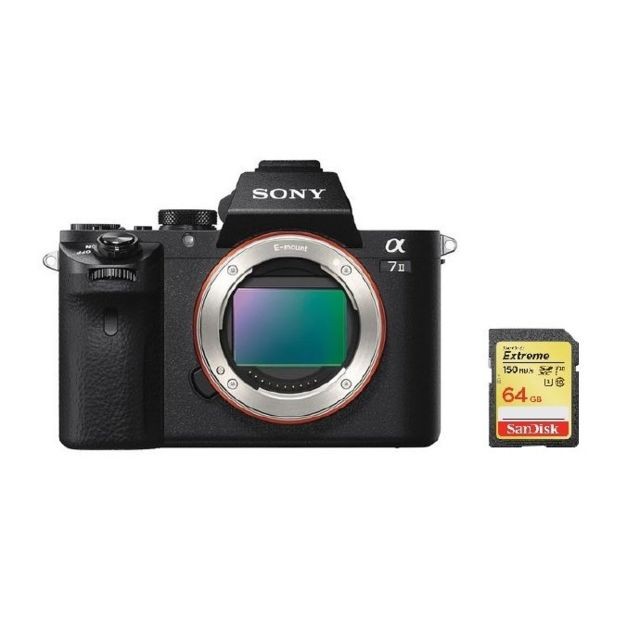 Sony - SONY A7 II Body + 64GB SD card - Reflex Numérique