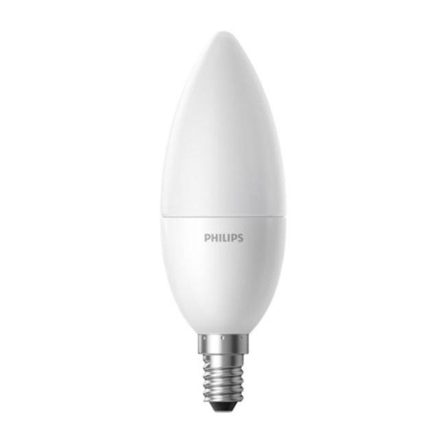 Lampe connectée XIAOMI Ampoule LED connectée blanc pour Xiaomi Smart Home Kit Contrôle Wifi Sans Fil Par Mi Home App, Version Matte Smart E14 et Lumière Chaude
