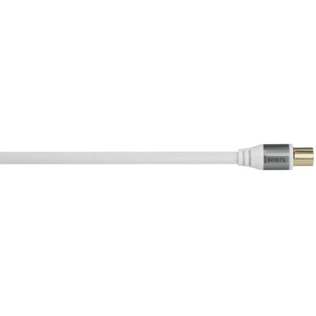Câble antenne Hama Cordon d'antenne, f. coax. mâle - f. coax. fem., text., 110 dB, 5,0 m