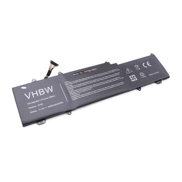 Vhbw - Batterie Li-Polymer vhbw 4400mAh (11.3V) pour notebook Laptop Asus Zenbook UX32LA-R3048H, UX32LA-R3055H. Remplace: 0B200-00070200, C13-N1330, C31N1330 Vhbw  - Accessoires et consommables