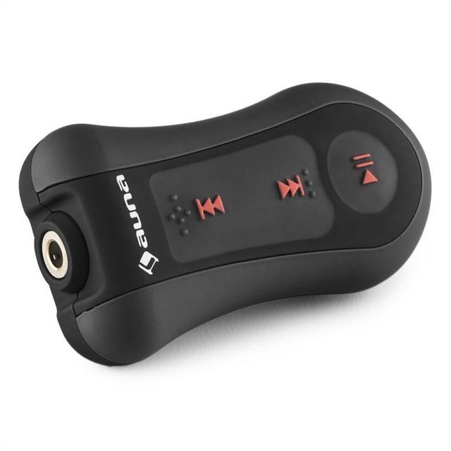 Lecteur MP3 / MP4 Auna auna Hydro 8 Lecteur MP3 étanche 8 GB IPX-8 Clip Ecouteurs inclus - noir auna