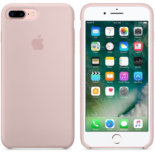 Apple iPhone 7 Plus Silicone Case - Rose des sables - MMT02ZM/A