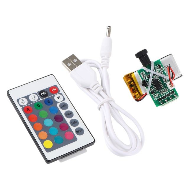marque generique 5Pcs 16 Couleurs USB Touch Control Impression 3D Moon Light Board Changement De Couleur