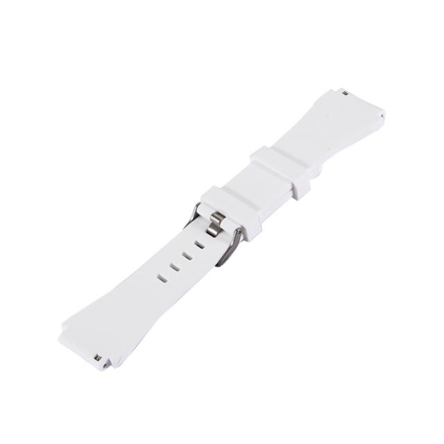 Wewoo Bracelet blanc pour Samsung Gear S3 Montre Classique Smartwatch en Silicone, Longueur: environ 22.4cm