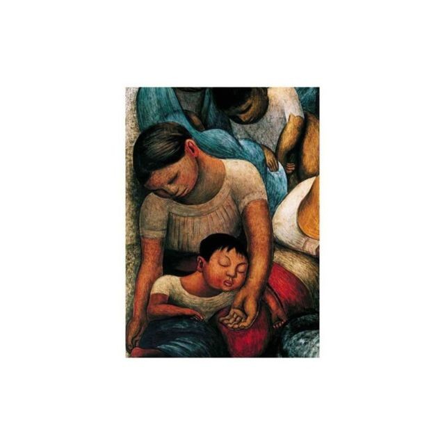 marque generique - Affiche papier -  La Noche de los Pobres  - Rivera  - 60x80 cm - Affiches, posters marque generique