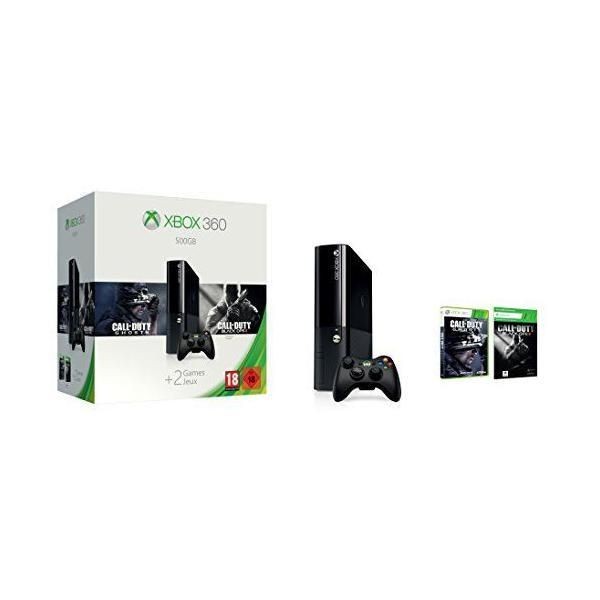 Microsoft Console Xbox 360 500Go + Call of Duty: Black Ops 2 + Call of Duty: Ghosts