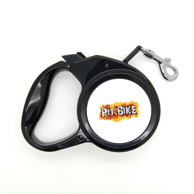 Mygoodprice - Laisse pour chien rétractable 3m pitbike logo 2 - Mygoodprice