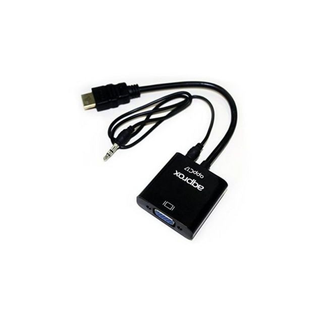 Approx Adaptateur HDMI vers VGA avec Audio approx! AISCCI0168 APPC17