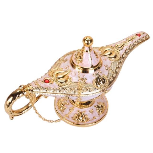 marque generique - Lampe de collection classique à collectionner Legend Aladdin Magic Genie Light Pink-Gold marque generique  - Bonnes affaires Objets déco
