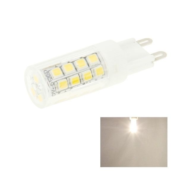 Ampoules LED Wewoo Ampoule G9 4W lumière blanche chaude 300LM 35 LED SMD 2835 de maïs, AC 220V