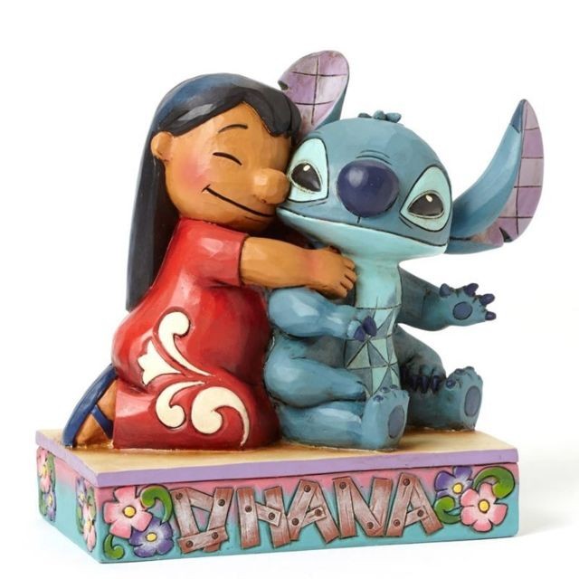 Disney - Figurine Lilo et Stitch Ohana - Disney Traditions Jim Shore Disney  - Jeux & Jouets