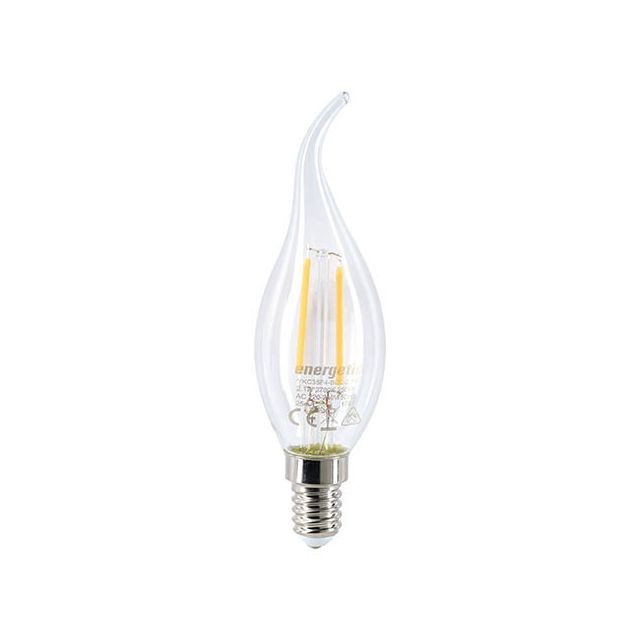 NC - Ampoule LED Filament flamme Coup de Vent - E14 25W - Electricité