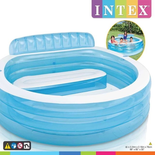 Piscines autoportantes INTEX Piscine gonflable Swim Center Family Lounge Pool 57190NP