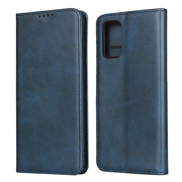 Generic - Etui en PU auto-absorbé avec support bleu pour votre Samsung Galaxy S20 Plus Generic  - Coque, étui smartphone