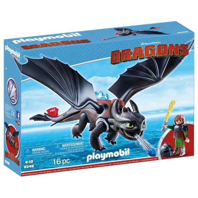 Playmobil - Playmobil Dragons - Harold et Krokmou - 9246 Playmobil   - Jeux & Jouets