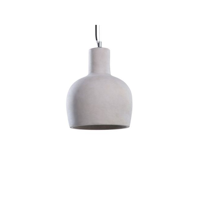 Beliani - Beliani Lampe suspension en béton gris INNOKO - gris - Lampes à poser Beliani