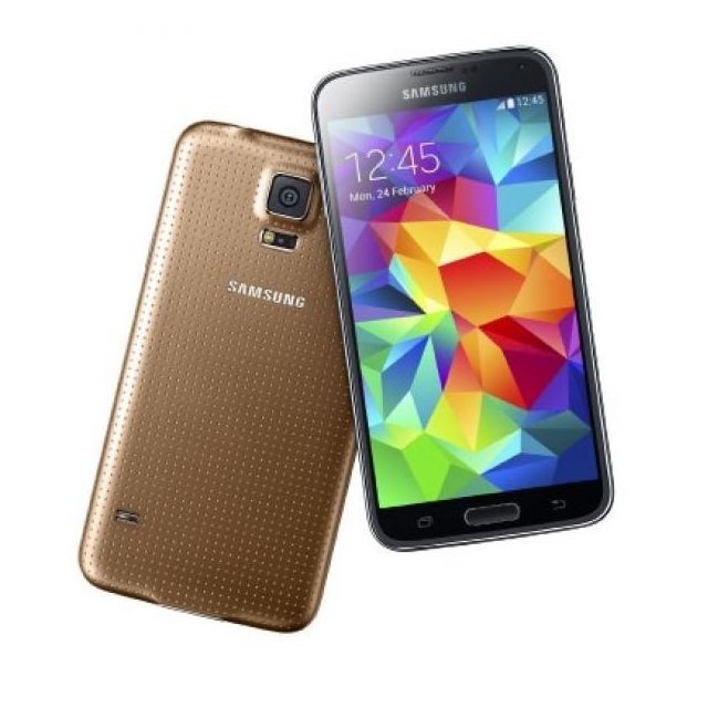 Samsung - Samsung Galaxy S5 G900 dorado libre - Occasions Smartphone à moins de 100 euros