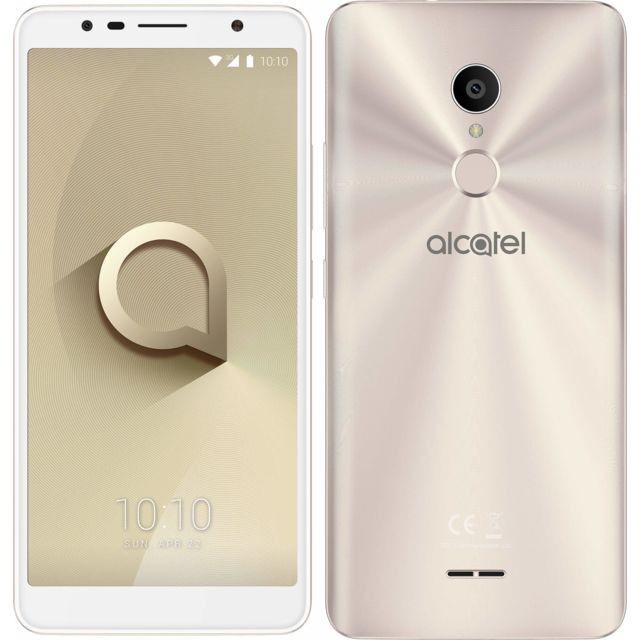Smartphone Android Alcatel 3C - Double SIM - Or Métallique