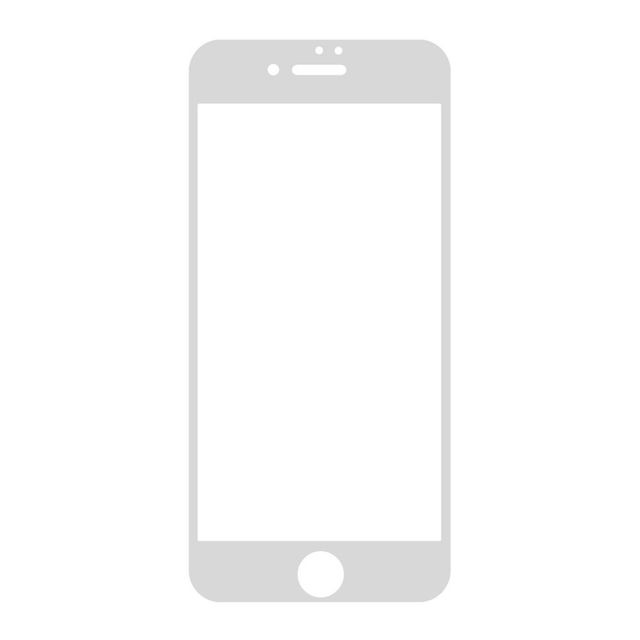 marque generique - Protecteur écran en verre trempé 9H impression en soie couverture complète blanc pour votre Apple iPhone 8/7 4.7 pouces marque generique  - Protection écran smartphone marque generique