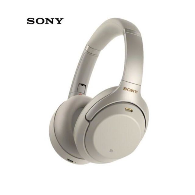 Sony -  WH-1000XM3 - Casque sans fil à réduction de bruit - Argent - Casque Circum auriculaire