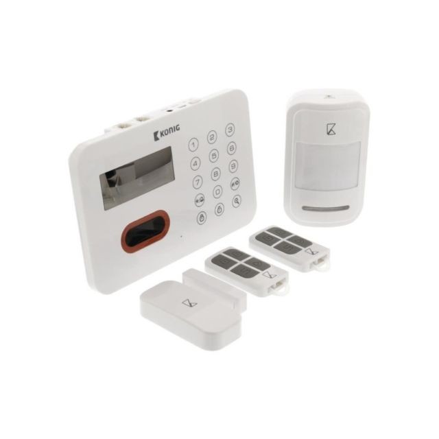 Konig - KONIG Pack alarme maison sans fil 433 MHz 90 dB SAS-ALARM240 - Konig