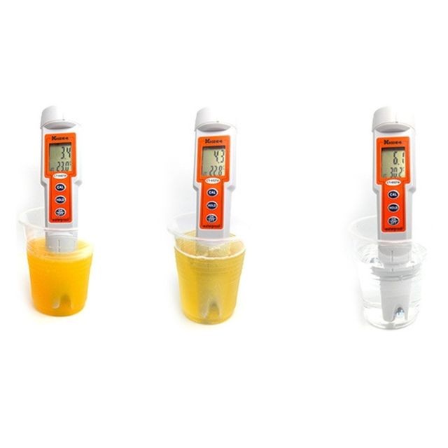 Appareils de mesure Humidimètre CT6821 PH + ORP + Temp Meter Portable LCD Digital Test de l'eau stylo de mesure