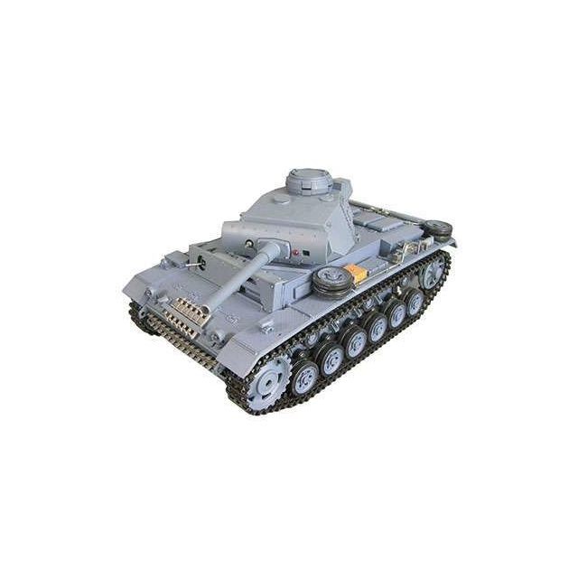 Amewi - Char RC Panzerkampfwg III Son Fumée 2.4GHZ AMEWI QC Edition Amewi  - Voitures RC