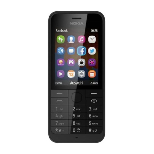 Nokia - Nokia 220 noir single sim débloqué - Nokia
