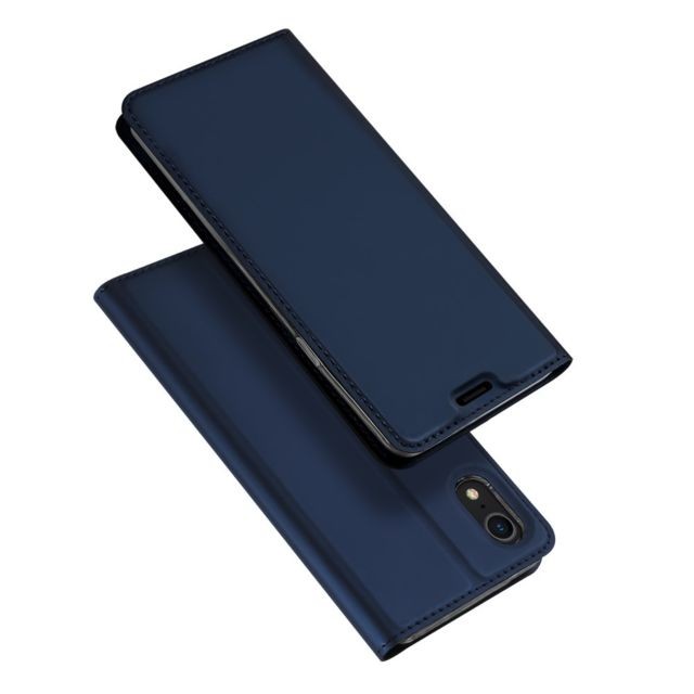 marque generique - Etui en PU bleu foncé pour Apple iPhone XR 6.1 inch marque generique - Autres accessoires smartphone marque generique