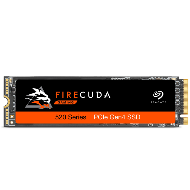 Seagate - FireCuda 520 - 1 To - M.2 PCI-E 4.0 x4 - NVMe - SSD Interne Pci-express 3.0 4x