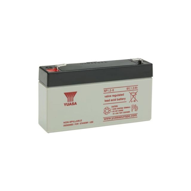 Yuasa - Batterie plomb étanche NP1.2-6 Yuasa 6V 1.2ah Yuasa - Marchand Power manutention